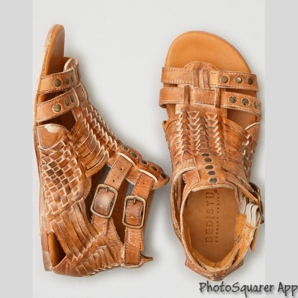 bed stu claire oxblood sandal